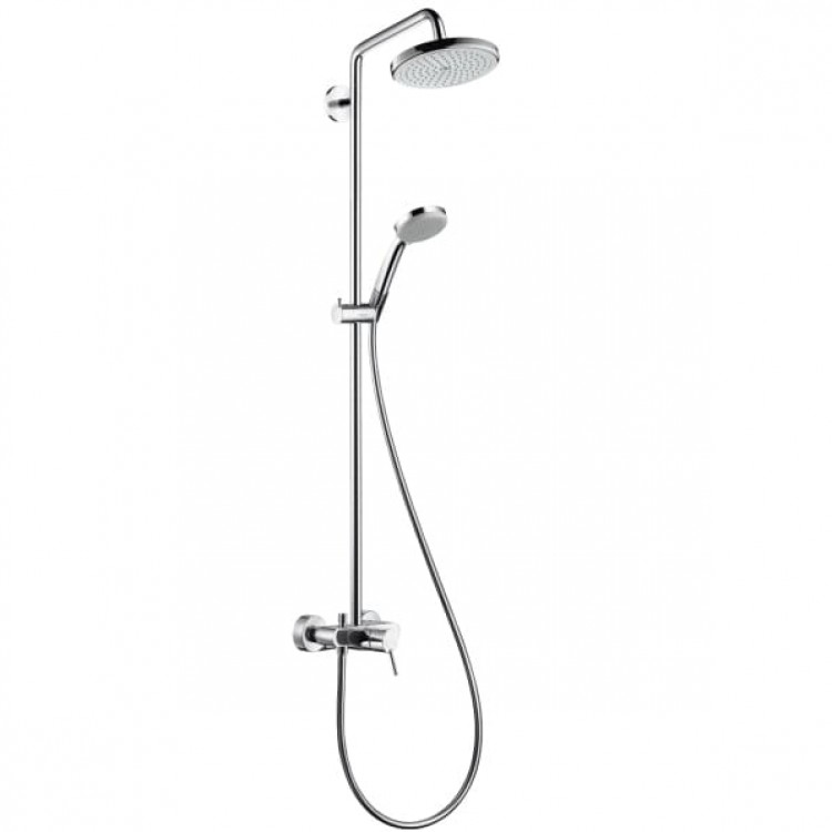Душевая система наружного монтажа Hansgrohe Croma 220 Showerpipe 27222000 Душевая система наружного монтажа Hansgrohe Croma 220 Showerpipe 27222000